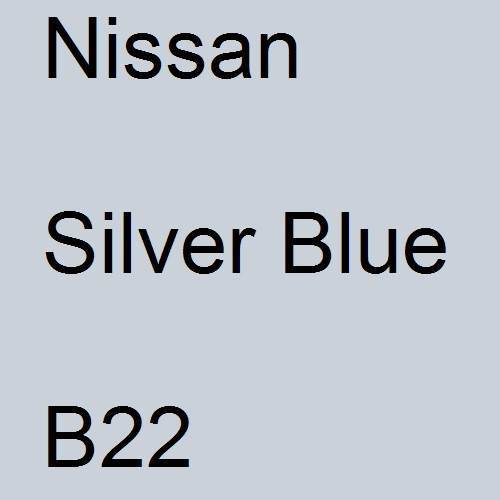 Nissan, Silver Blue, B22.